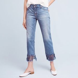 Anthropologie denim jeans, relaxed boyfriend jean, size 28